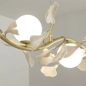 Ginkgo Glass Chandelier - Oasislives