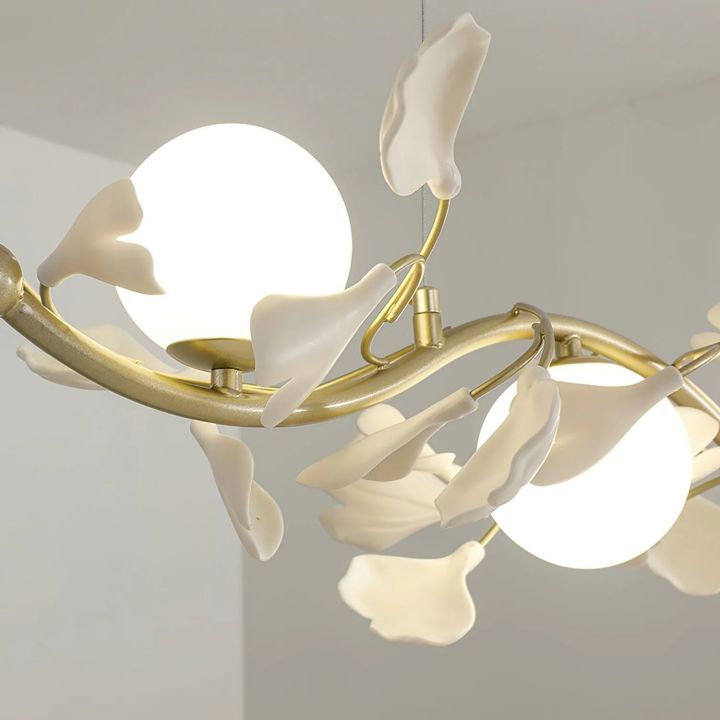 Ginkgo Glass Chandelier - Oasislives