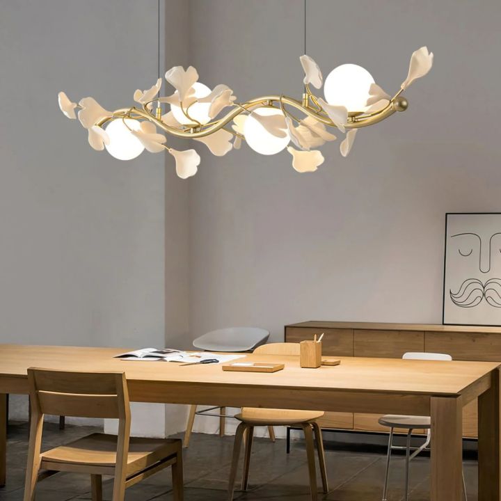 Ginkgo Glass Chandelier - Oasislives