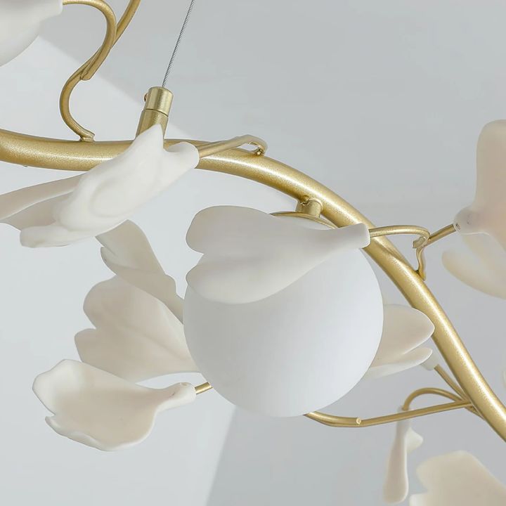Ginkgo Glass Chandelier - Oasislives