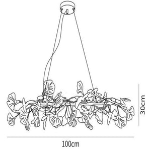 Ginkgo Luxury Chandelier Style E - Oasislives