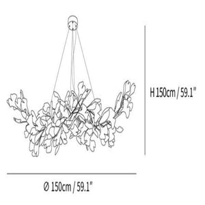 Ginkgo Luxury Chandelier Style F - Oasislives