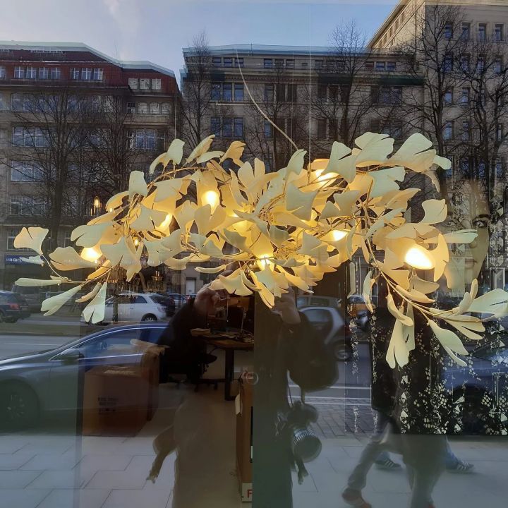 Ceramic Ginkgo Luxury Chandelier Style G - Oasislives