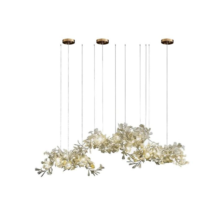 Ceramic Ginkgo Luxury Chandelier Style H - Oasislives