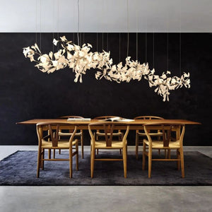 Ceramic Ginkgo Luxury Chandelier Style H - Oasislives