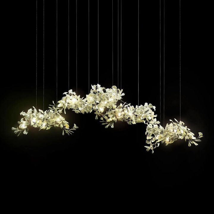 Ceramic Ginkgo Luxury Chandelier Style H - Oasislives