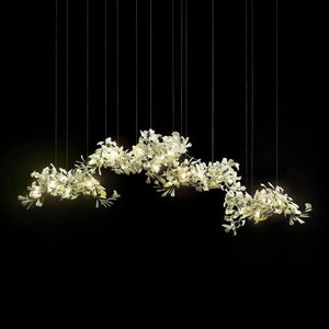 Ceramic Ginkgo Luxury Chandelier Style H - Oasislives