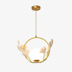 Ceramic Ginkgo Pendant Lamp - Oasislives