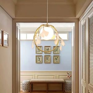 Ceramic Ginkgo Pendant Lamp - Oasislives
