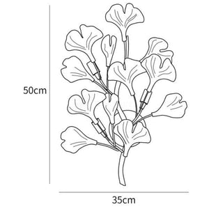 Ceramic Ginkgo Wall Lamp - Oasislives
