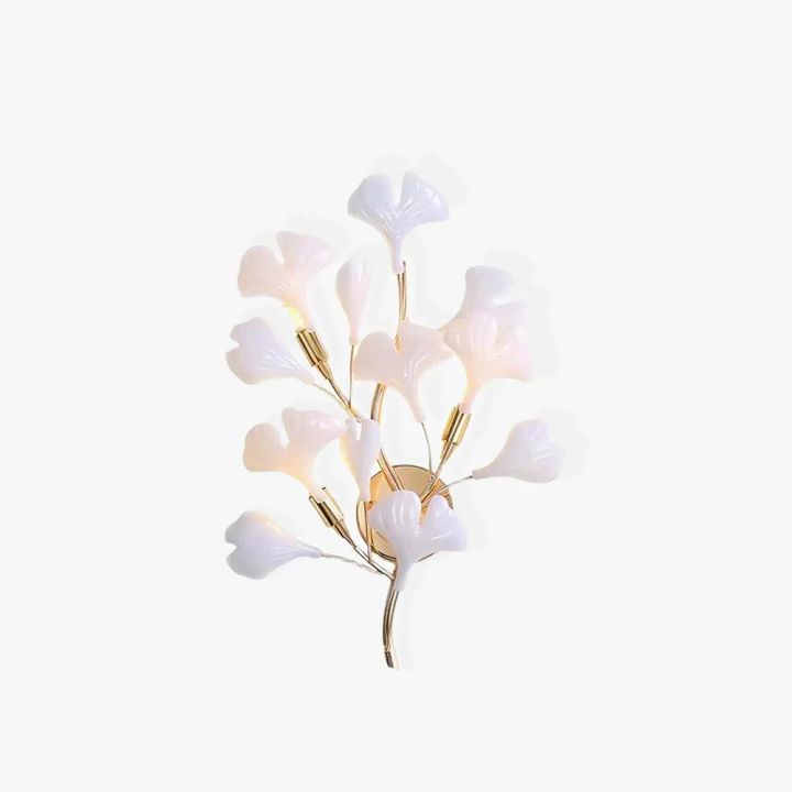 Ceramic Ginkgo Wall Lamp - Oasislives