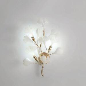 Ceramic Ginkgo Wall Lamp - Oasislives