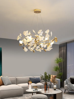 Ginkgo Chandelier H - Oasislives