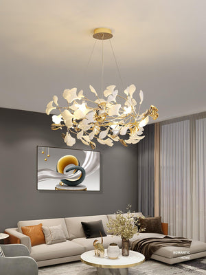 Ginkgo Chandelier H - Oasislives