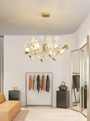 Ginkgo Chandelier H - Oasislives