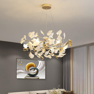 Ginkgo Chandelier H - Oasislives