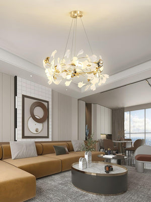 Ginkgo Chandelier U - Oasislives