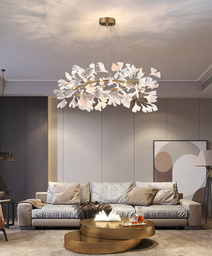 Ginkgo Chandelier U - Oasislives