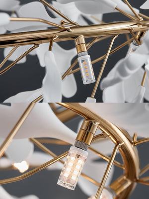 Ginkgo Chandelier U - Oasislives