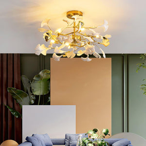 Ginkgo Chandelier L - Oasislives