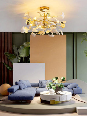 Ginkgo Chandelier L - Oasislives