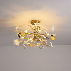 Ginkgo Chandelier L - Oasislives