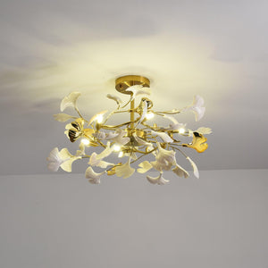 Ginkgo Chandelier L - Oasislives
