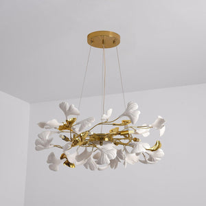 Ginkgo Chandelier P - Oasislives