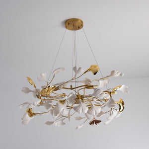 Ginkgo Chandelier P - Oasislives