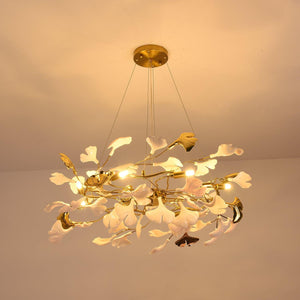 Ginkgo Chandelier P - Oasislives