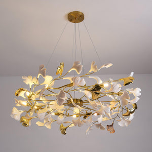 Ginkgo Chandelier P - Oasislives