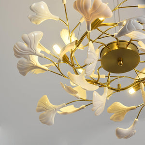 Ginkgo Chandelier P - Oasislives