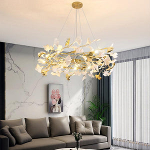 Ginkgo Chandelier P - Oasislives
