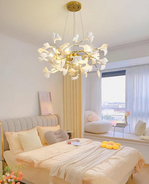 Ginkgo Chandelier P - Oasislives