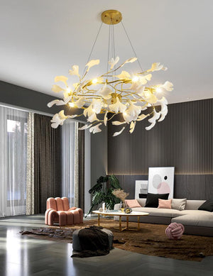 Ginkgo Chandelier P - Oasislives