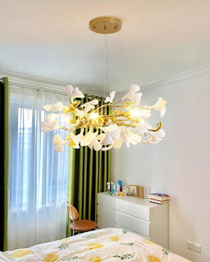 Ginkgo Chandelier P - Oasislives
