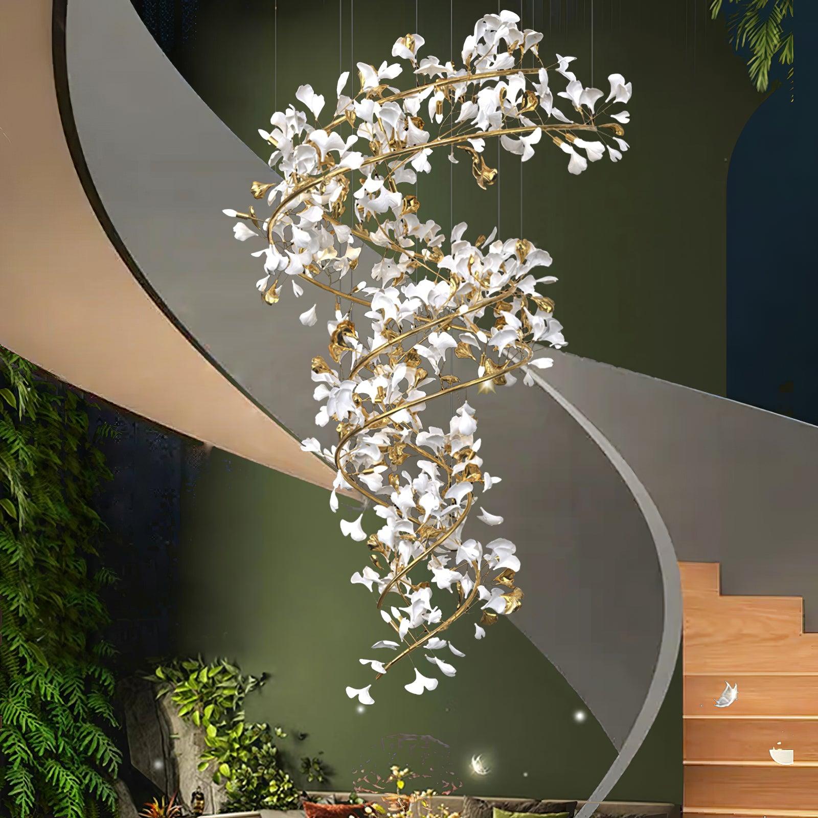 Ginkgo Chandelier Q