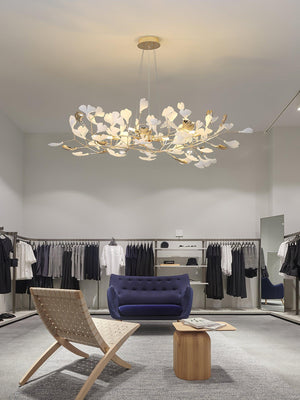 Ginkgo Chandelier R - Oasislives