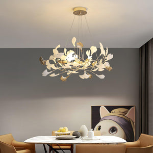 Ginkgo Chandelier R - Oasislives