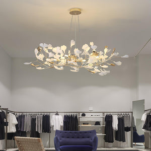 Ginkgo Chandelier R - Oasislives