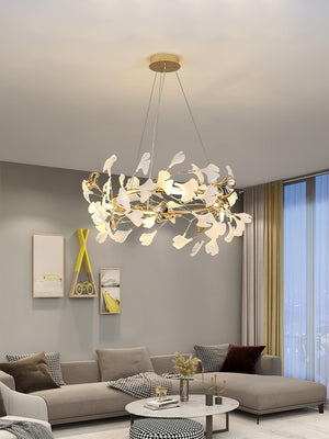 Ginkgo Chandelier T - Oasislives