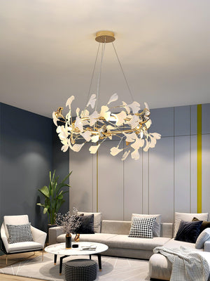 Ginkgo Chandelier T - Oasislives