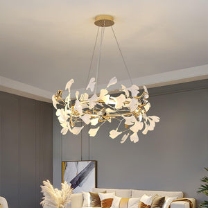 Ginkgo Chandelier T - Oasislives