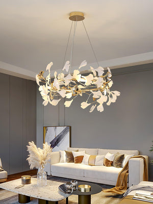 Ginkgo Chandelier T - Oasislives