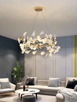 Ginkgo Chandelier T - Oasislives