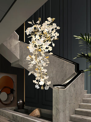 Ginkgo Chandelier Z - Oasislives