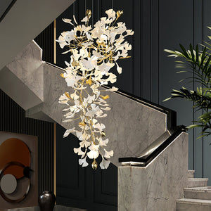 Ginkgo Chandelier Z - Oasislives