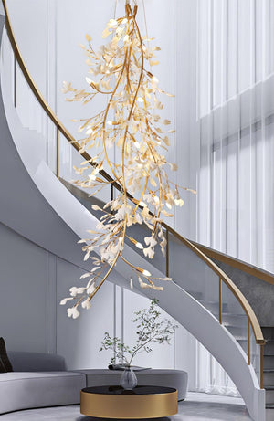 Ginkgo Long Branch Chandelier - Oasislives