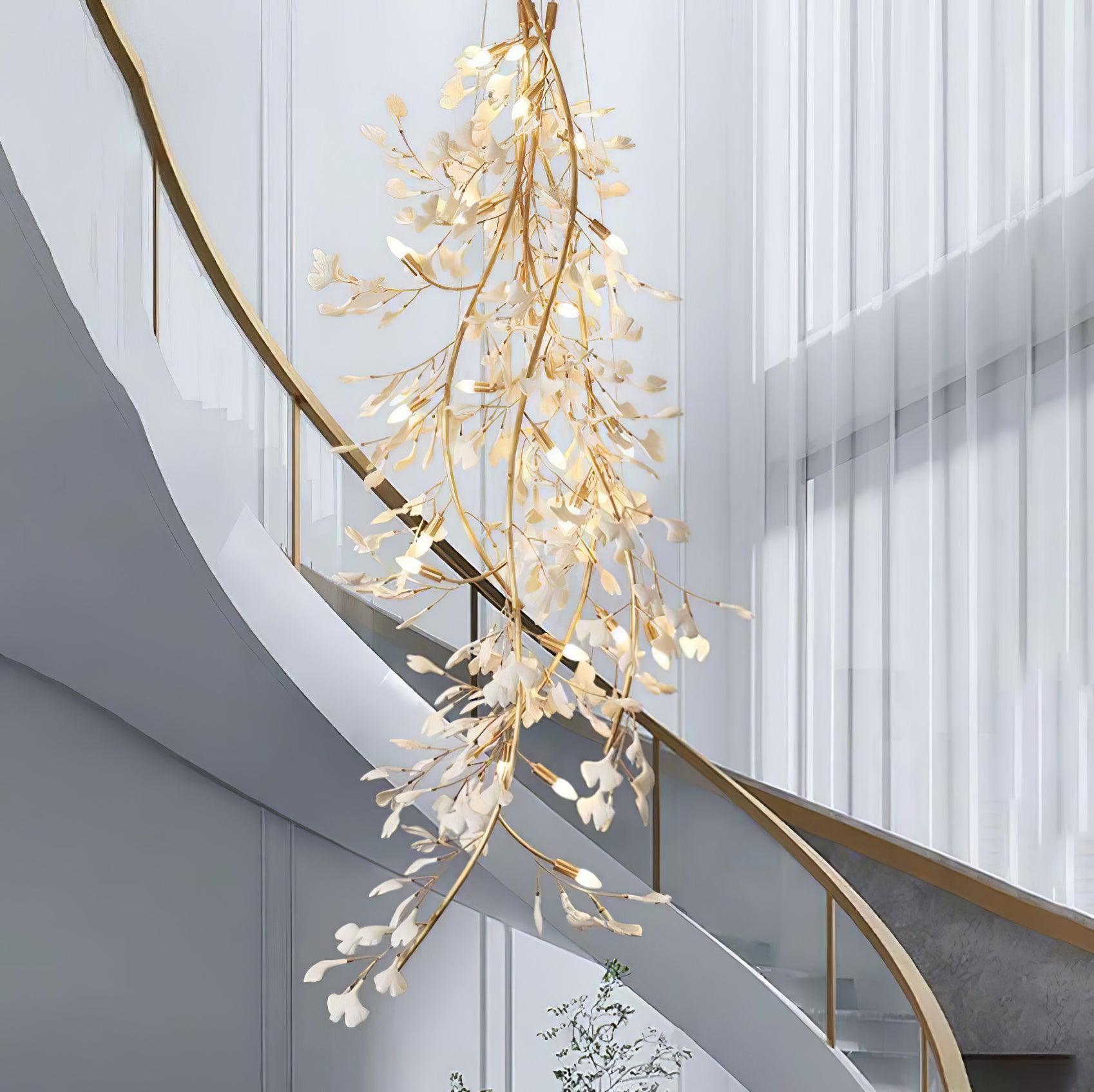 Ginkgo Long Branch Chandelier