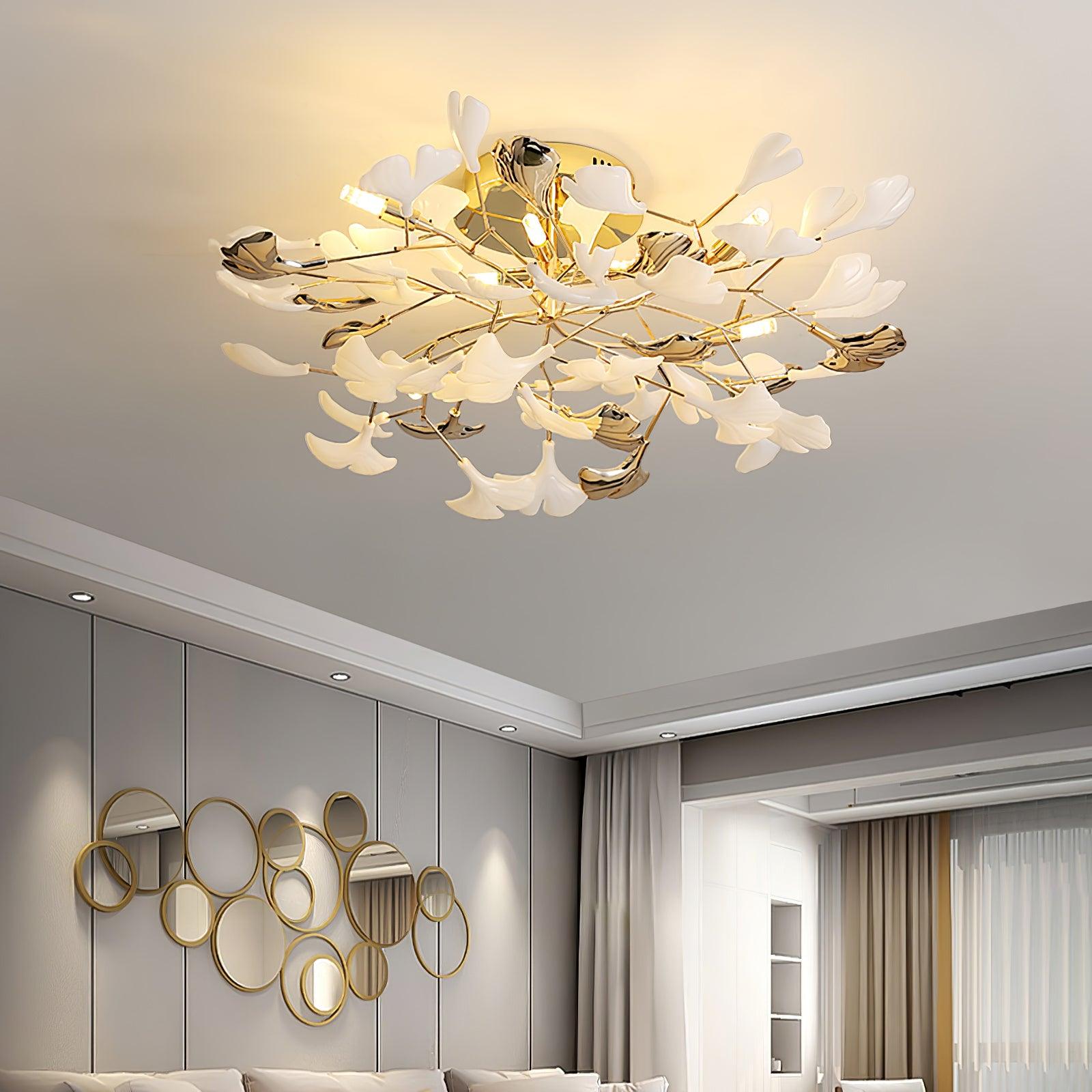 Ginkgo Rotating Ceiling Lamp